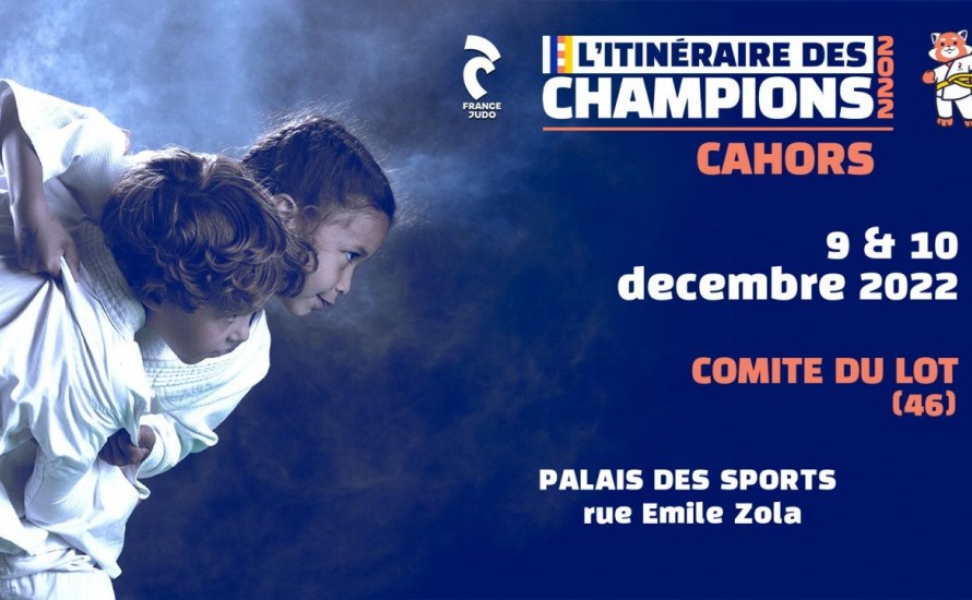 C'est officiel, l'itinéraire des champions sera à Cahors en Décembre !